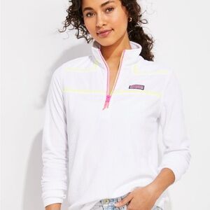 Vineyard Vines White terrycloth with Pink and Yellow Accents